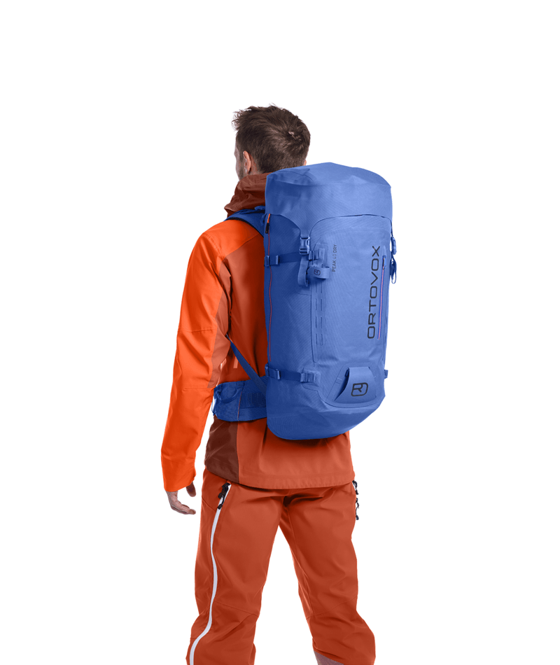 "PEAK 40 DRY" - "just blue"