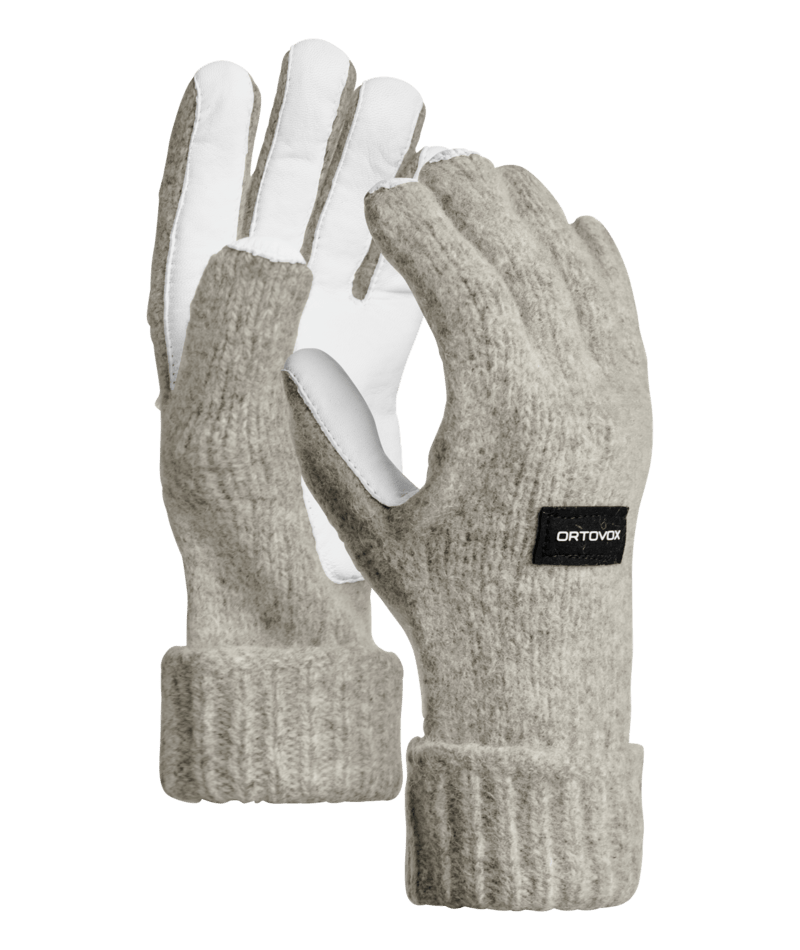 "CLASSIC WOOL GLOVE LEATHER" - "grey blend"