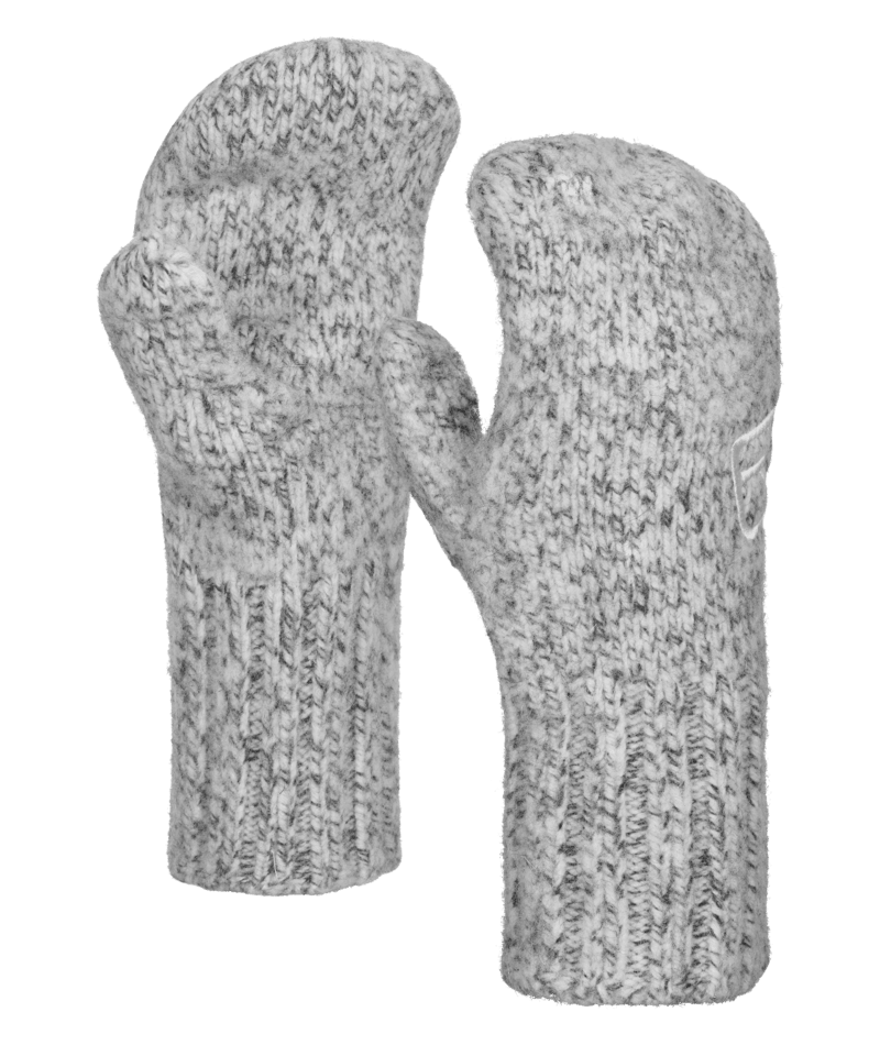 "CLASSIC WOOL MITTEN" - "grey blend"
