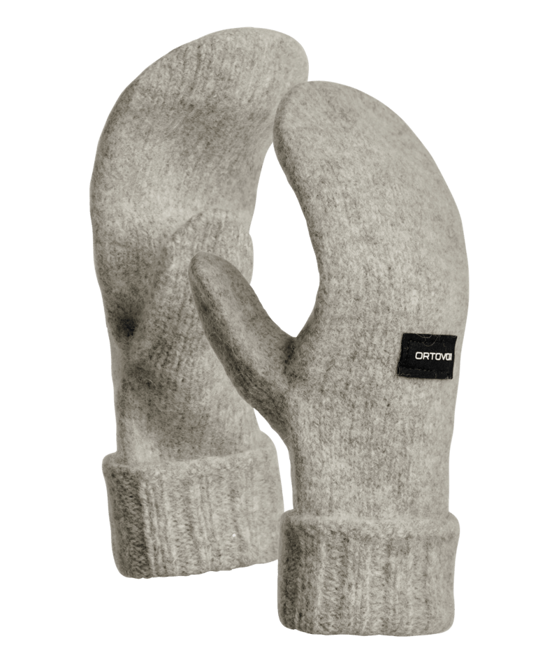 "CLASSIC WOOL MITTEN" - "grey blend"