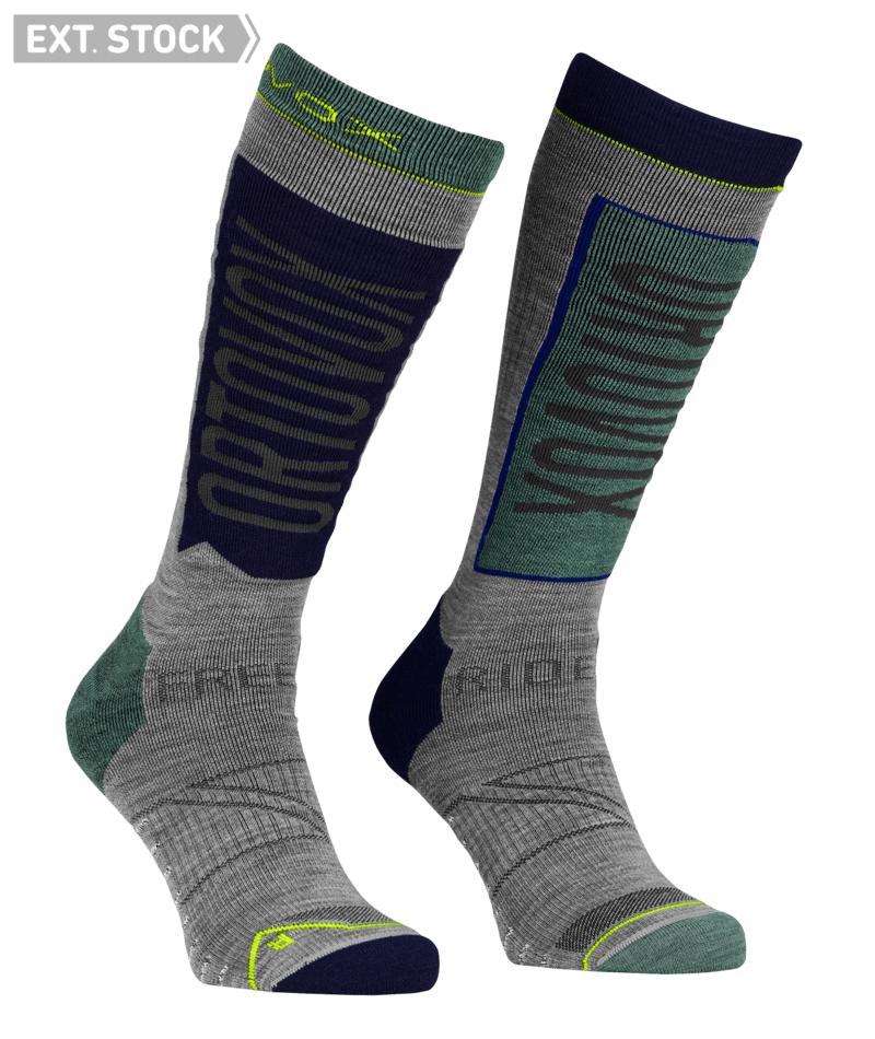 "FREERIDE LONG SOCKS M" - "arctic grey"