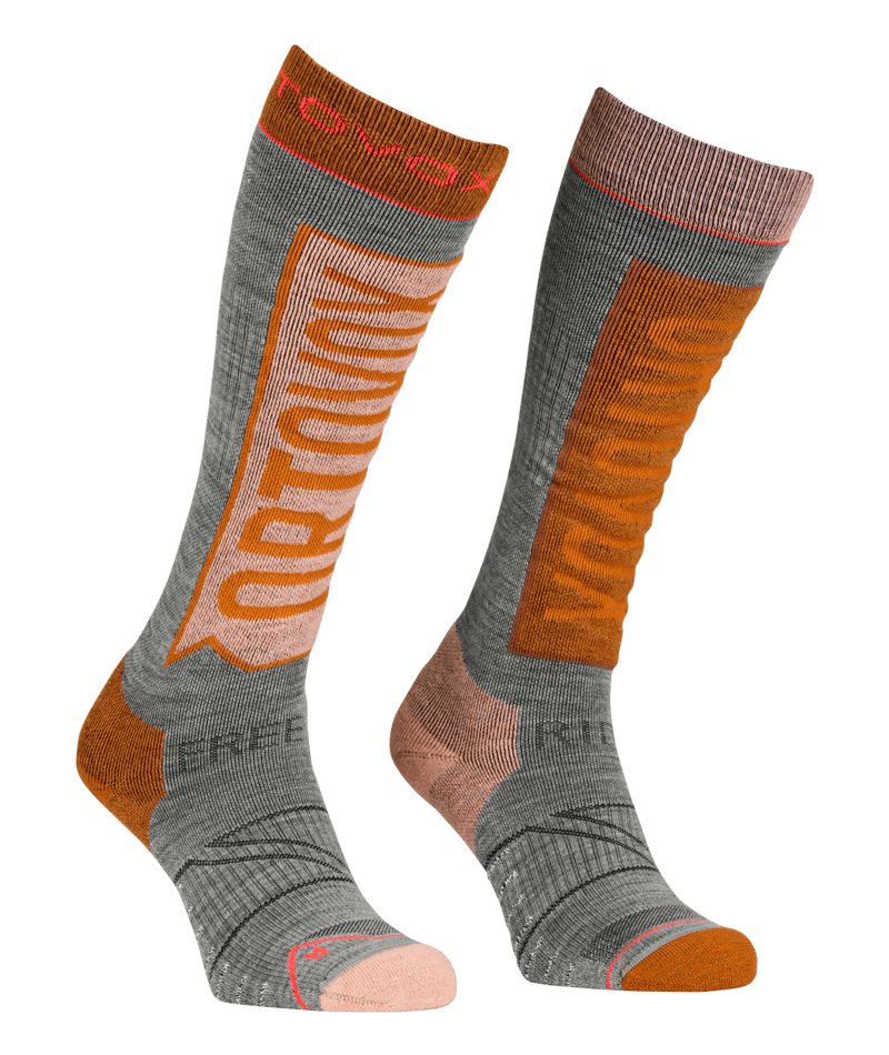 "FREERIDE LONG SOCKS W" - "autumn leaves"