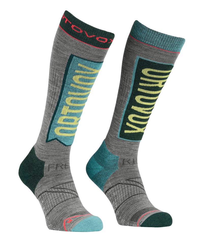 "FREERIDE LONG SOCKS W" - "ice waterfall"