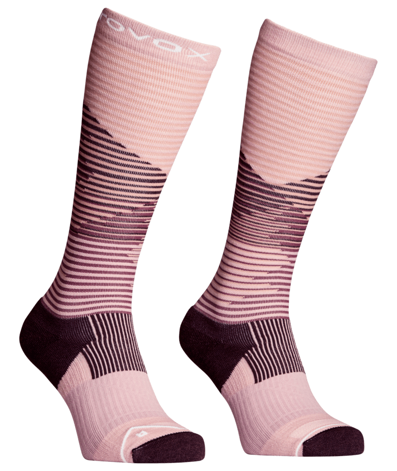 "ALL MOUNTAIN LONG SOCKS W" - "dawn rose"