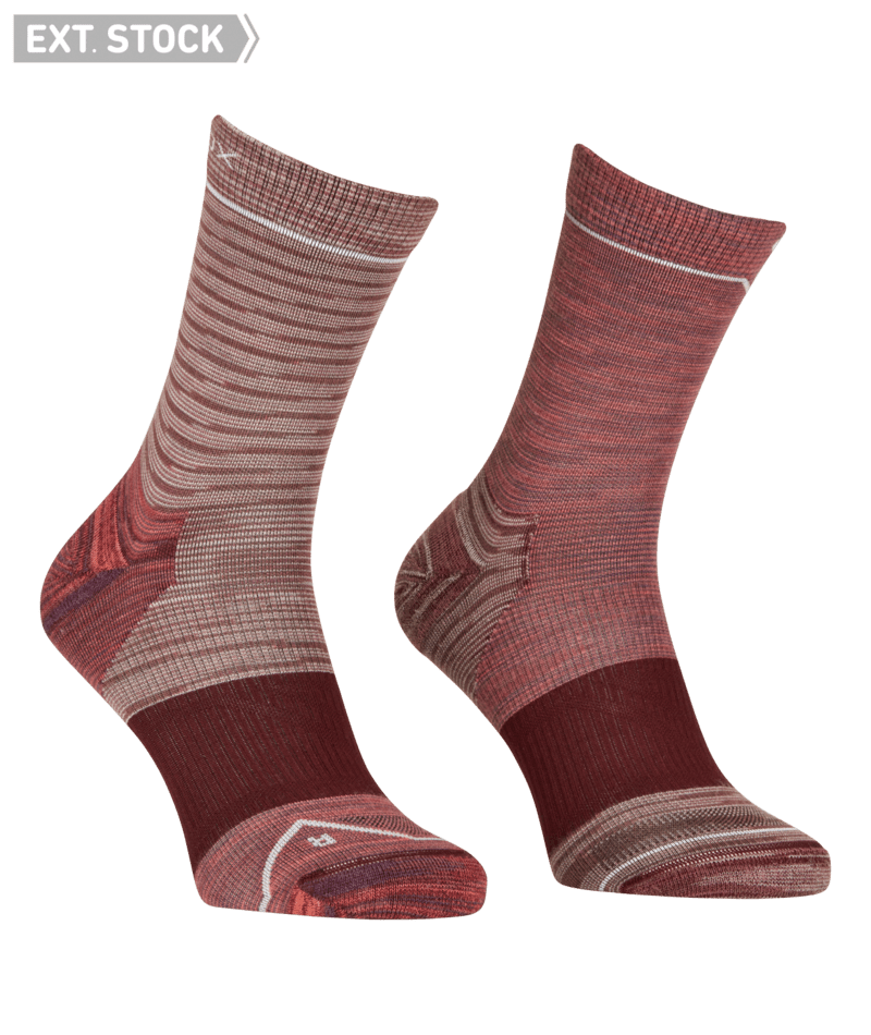 "ALPINE MID SOCKS W" - "wild rose"