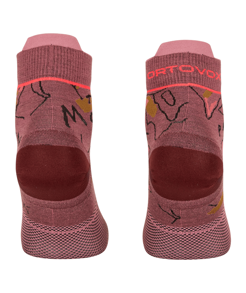 "ALPINE LIGHT QUARTER SOCKS W" - "mountain rose"