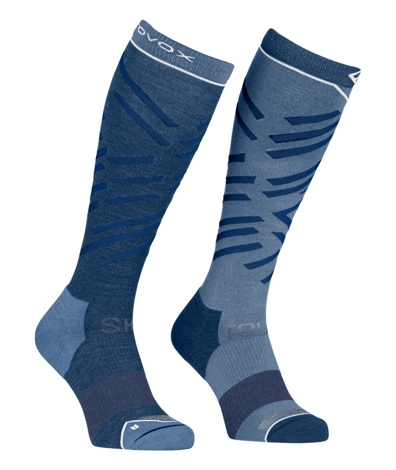"SKI TOUR LONG SOCKS M" - "blue nunatak"