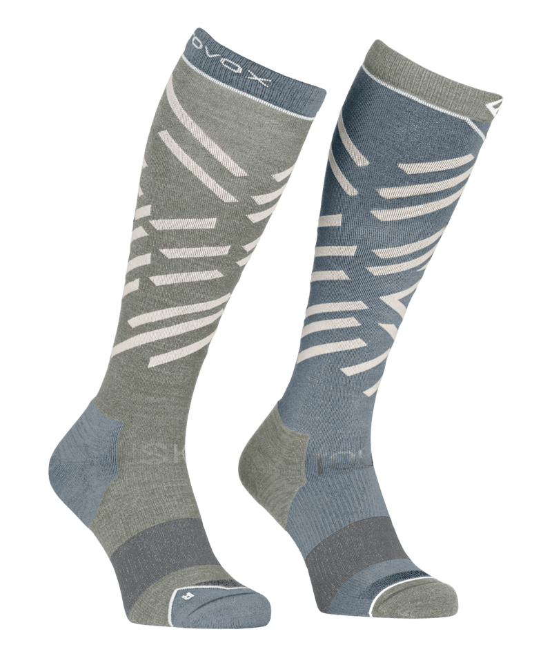 "SKI TOUR LONG SOCKS M" - "green sage"