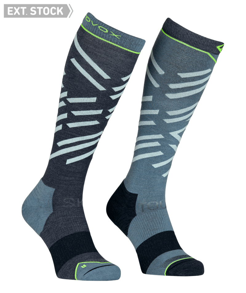 "SKI TOUR LONG SOCKS M" - "black raven"