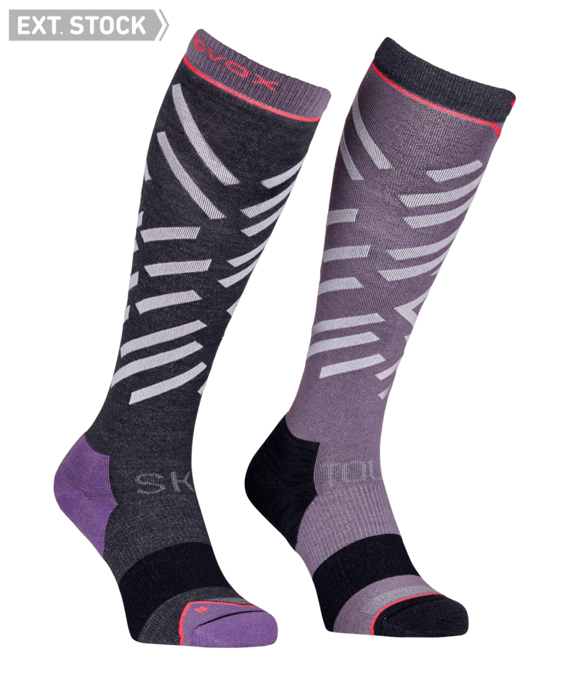 "SKI TOUR LONG SOCKS W" - "black raven"