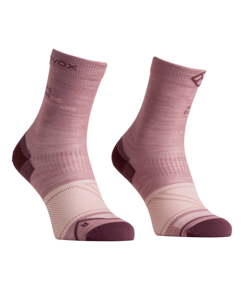 "ALPINE LIGHT COMP MID SOCKS W" - "dusk rose"