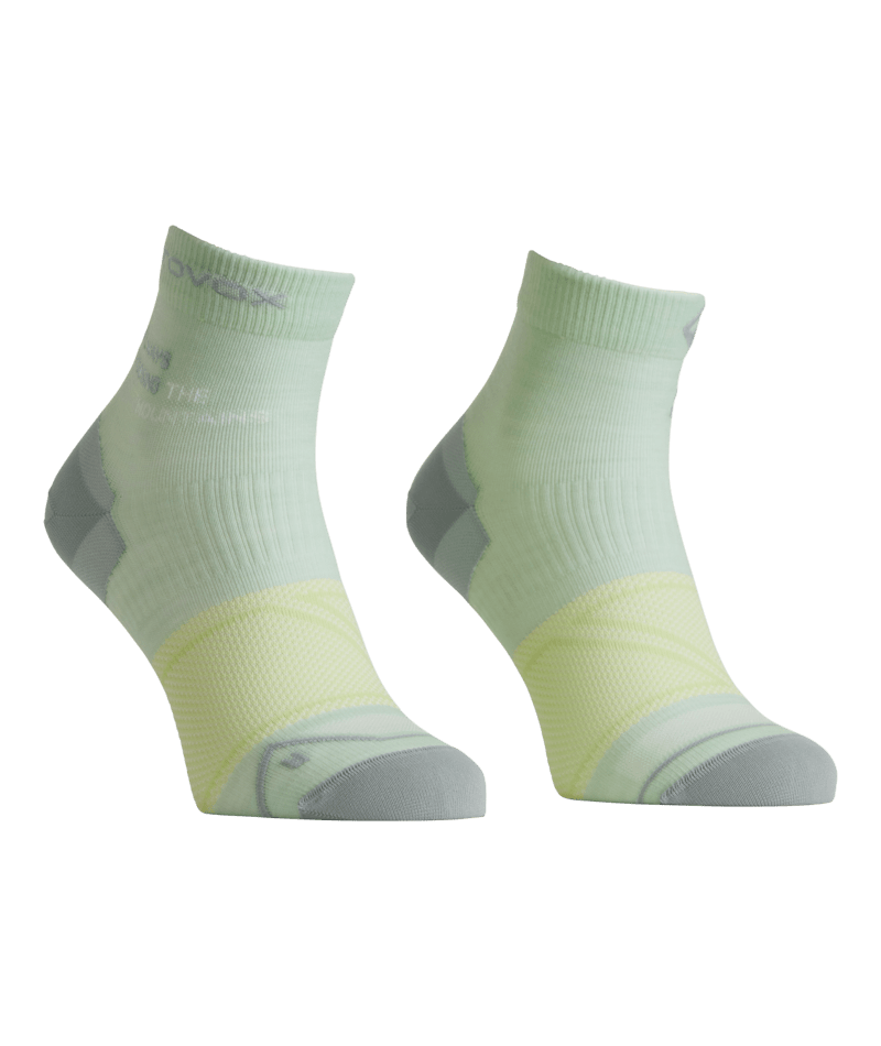 "ALPINE LIGHT QUARTER SOCKS W" - "green acid"