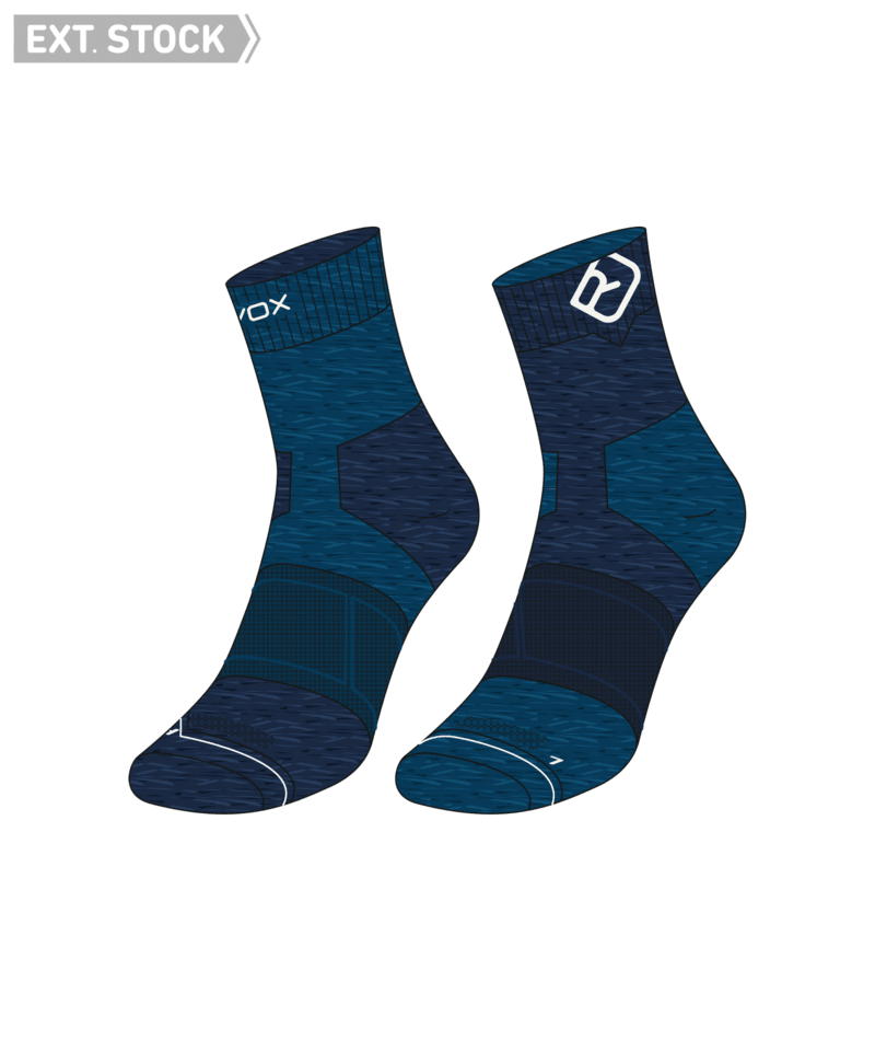 "ALPINE QUARTER SOCKS M" - "deep ocean"