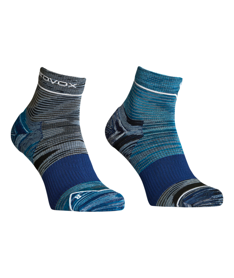 "ALPINE QUARTER SOCKS M" - "blue nunatak"