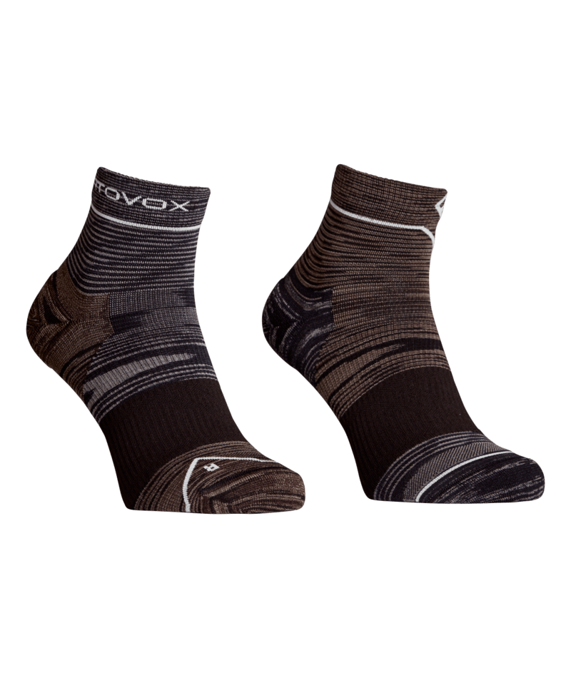 "ALPINE QUARTER SOCKS M" - "dark chestnut"