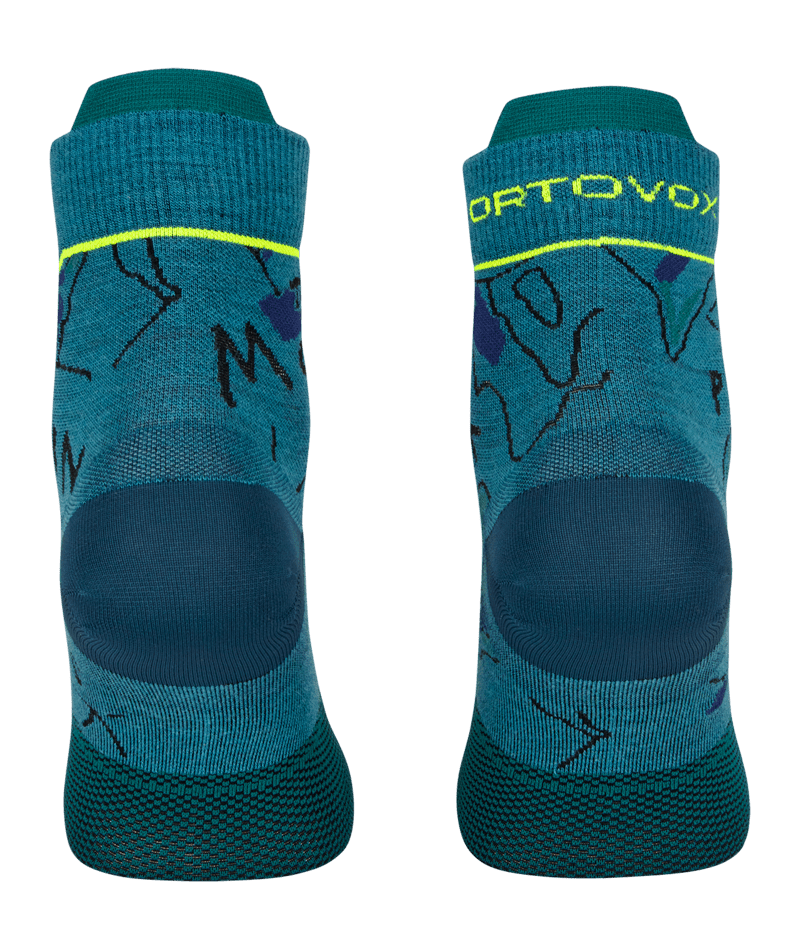 "ALPINE LIGHT QUARTER SOCKS M" - "mountain blue"
