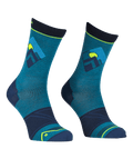 "ALPINE LIGHT COMP MID SOCKS M" - "mountain blue"