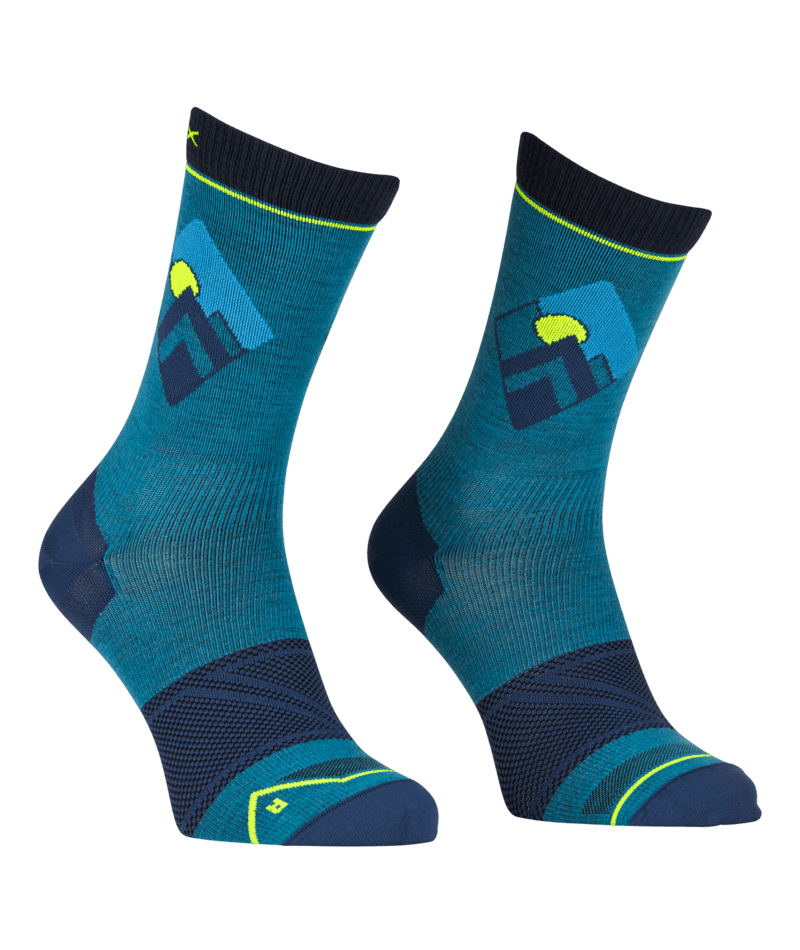 "ALPINE LIGHT COMP MID SOCKS M" - "mountain blue"