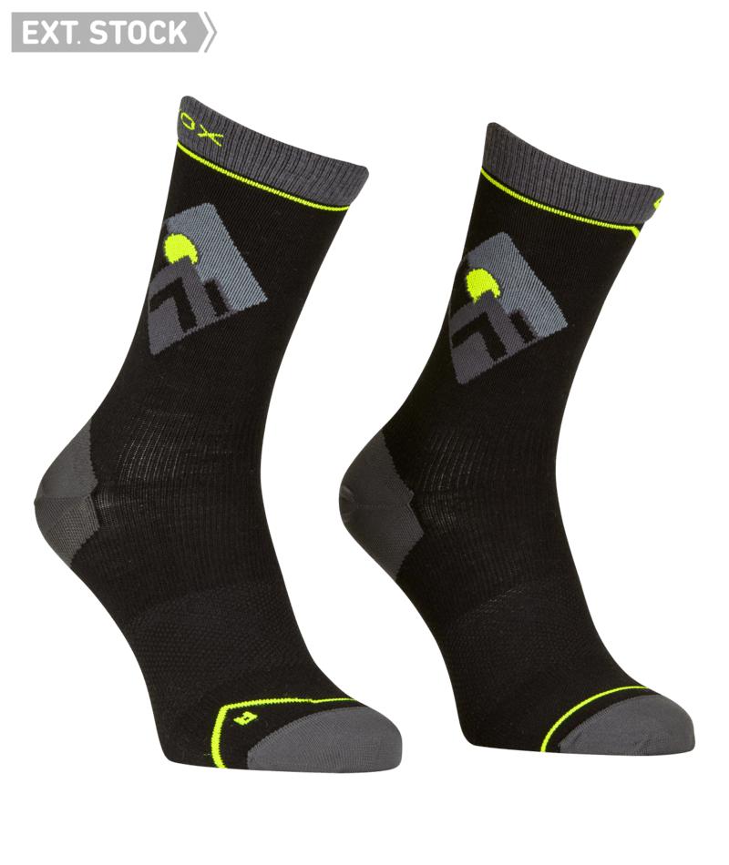 "ALPINE LIGHT COMP MID SOCKS M" - "black raven"