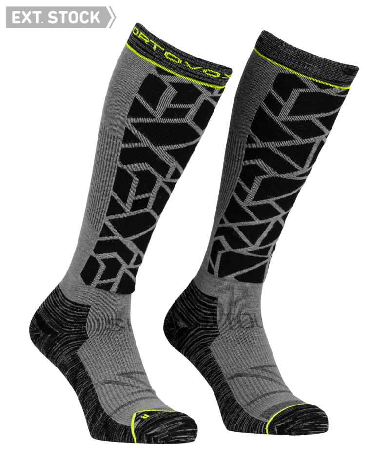 "SKI TOUR COMP LONG SOCKS M" - "black raven"