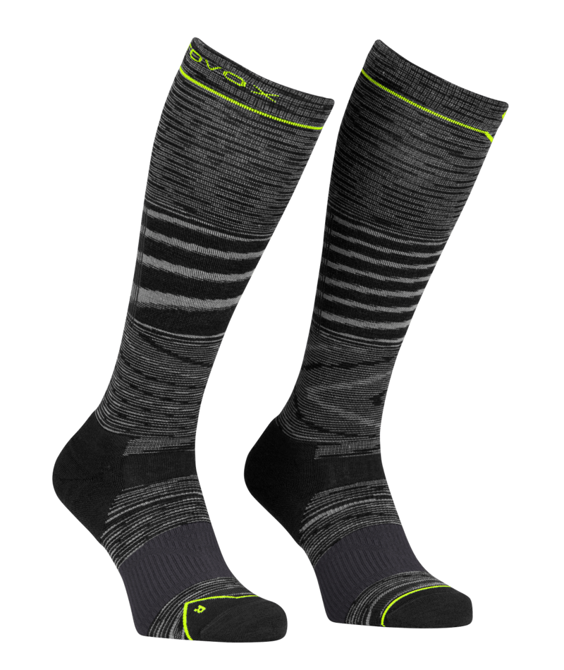 "SKI TOUR LT COMP LONG SOCKS M" - "black steel blend"