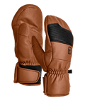"FULL LEATHER MITTEN M" - "bristle brown"