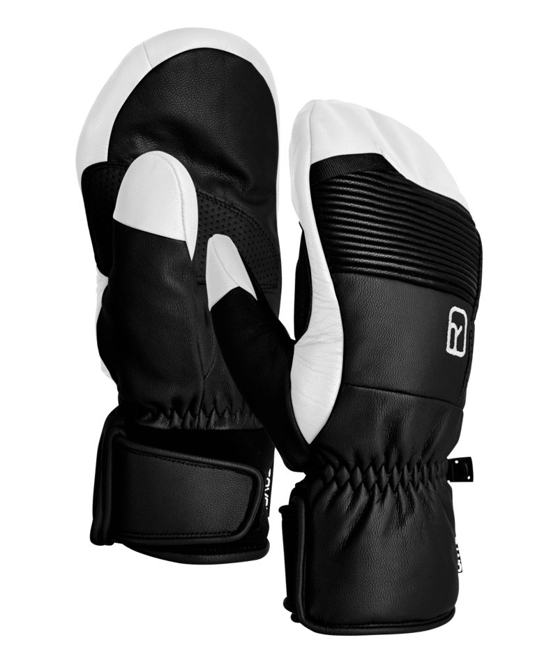 "FULL LEATHER MITTEN M" - "black raven"