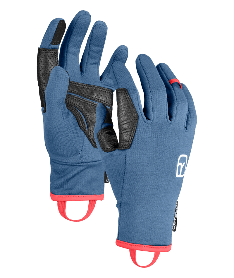 "FLEECE LIGHT GLOVE W" - "mountain blue"