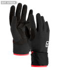 "FLEECE GRID COVER GLOVE W" - "black raven"