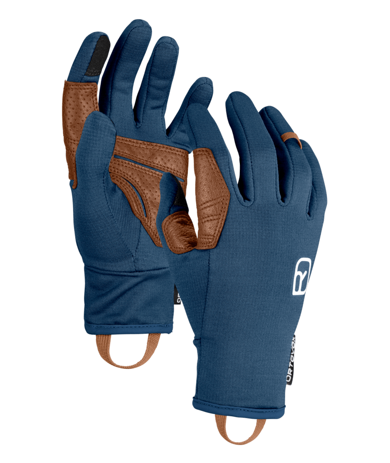 "FLEECE LIGHT GLOVE M" - "deep ocean"
