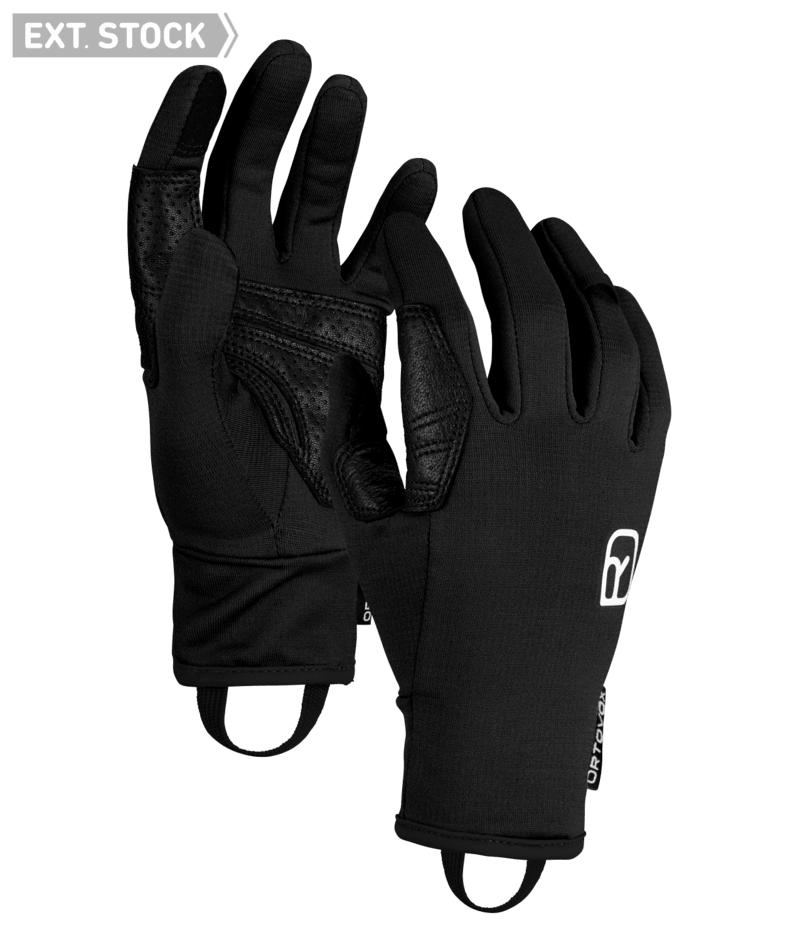 "FLEECE LIGHT GLOVE M" - "black raven"