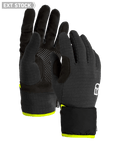 "FLEECE GRID COVER GLOVE M" - "black raven"