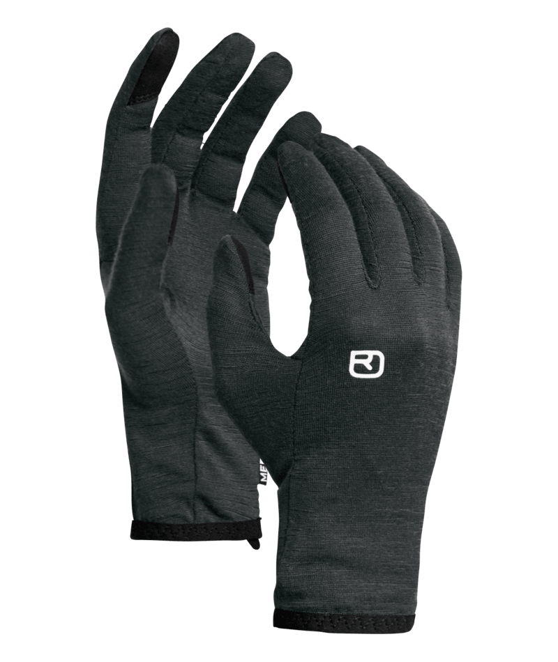 "185 ROCK'N'WOOL GLOVE LINER W" - "black raven"