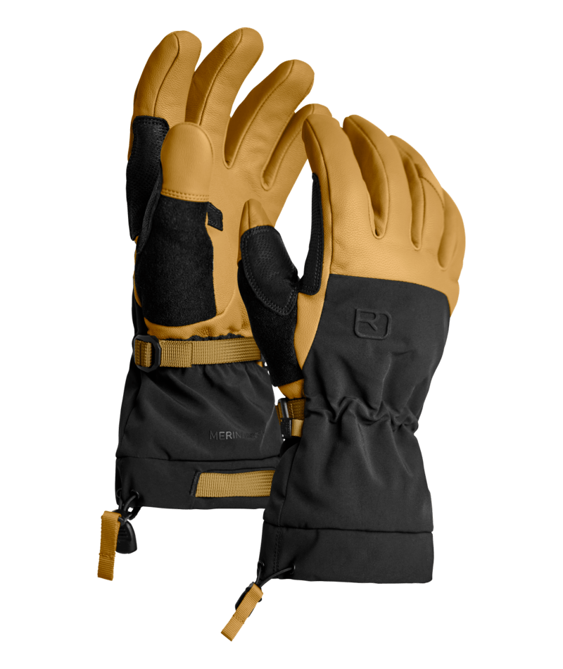 "MERINO FREERIDE GLOVE M" - "wild cumin"