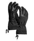 "MERINO FREERIDE GLOVE M" - "black raven"
