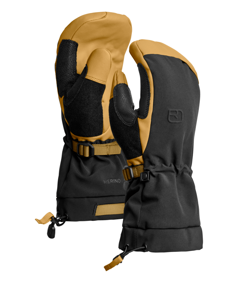 "MERINO FREERIDE MITTEN M" - "wild cumin"