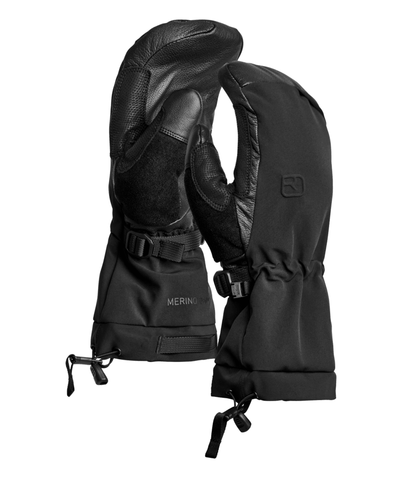 "MERINO FREERIDE MITTEN M" - "black raven"