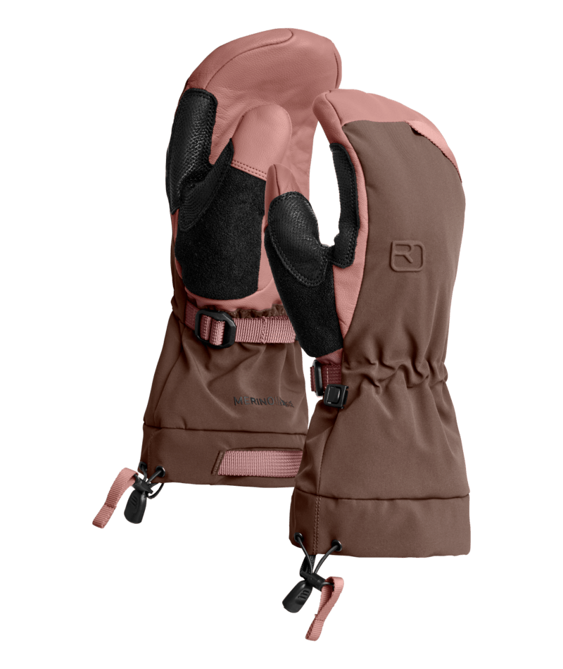 "MERINO FREERIDE MITTEN W" - "dusk rose"