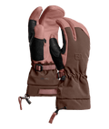 "MERINO FREERIDE 3 FINGER GLOVE W" - "dusk rose"