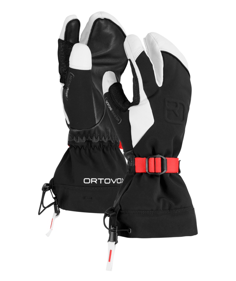 "MERINO FREERIDE 3 FINGER GLOVE W" - "black raven"