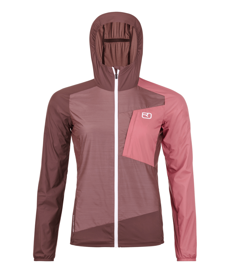 "WINDBREAKER JACKET W" - "mountain rose"
