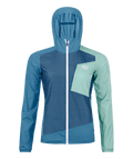 "WINDBREAKER JACKET W" - "petrol blue"