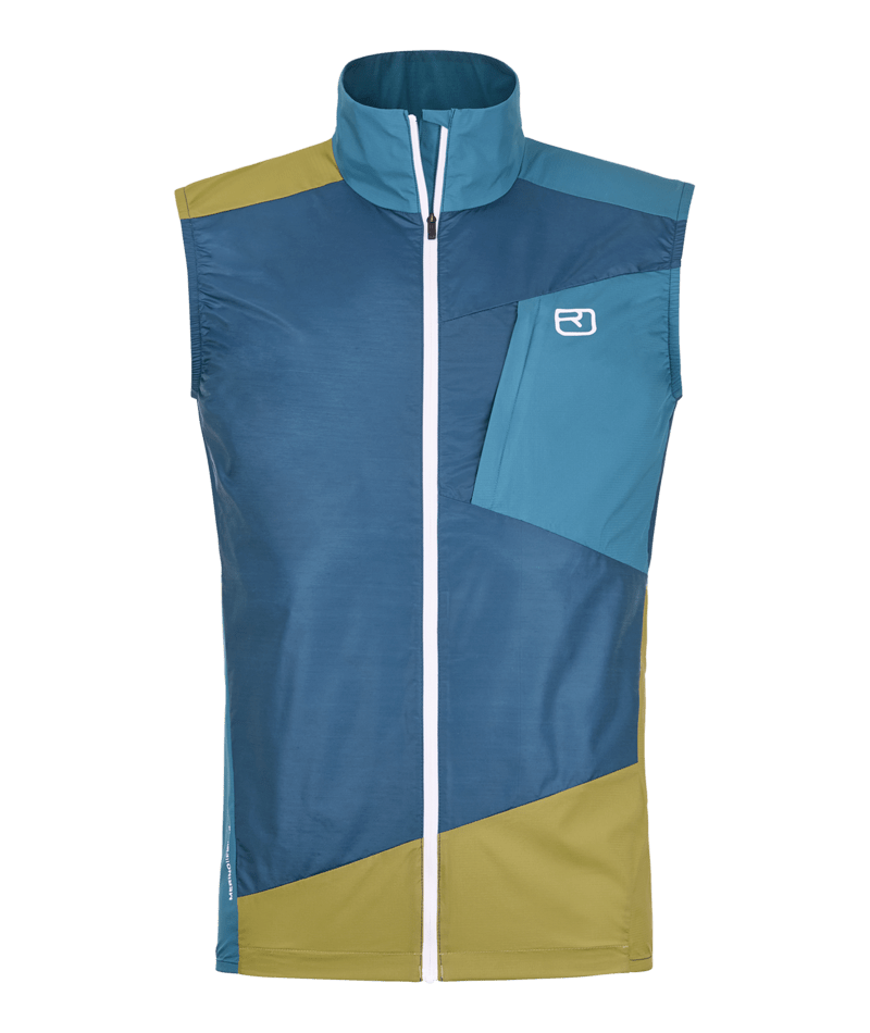 "WINDBREAKER VEST M" - "petrol blue"