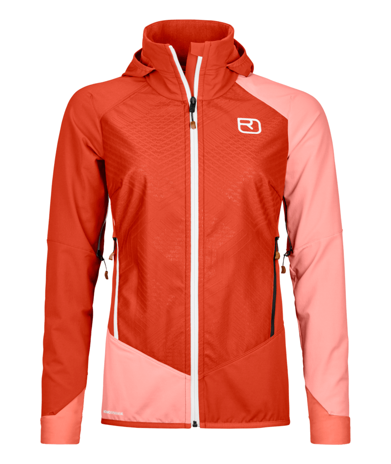 "COL BECCHEI JACKET W" - "sunset orange"