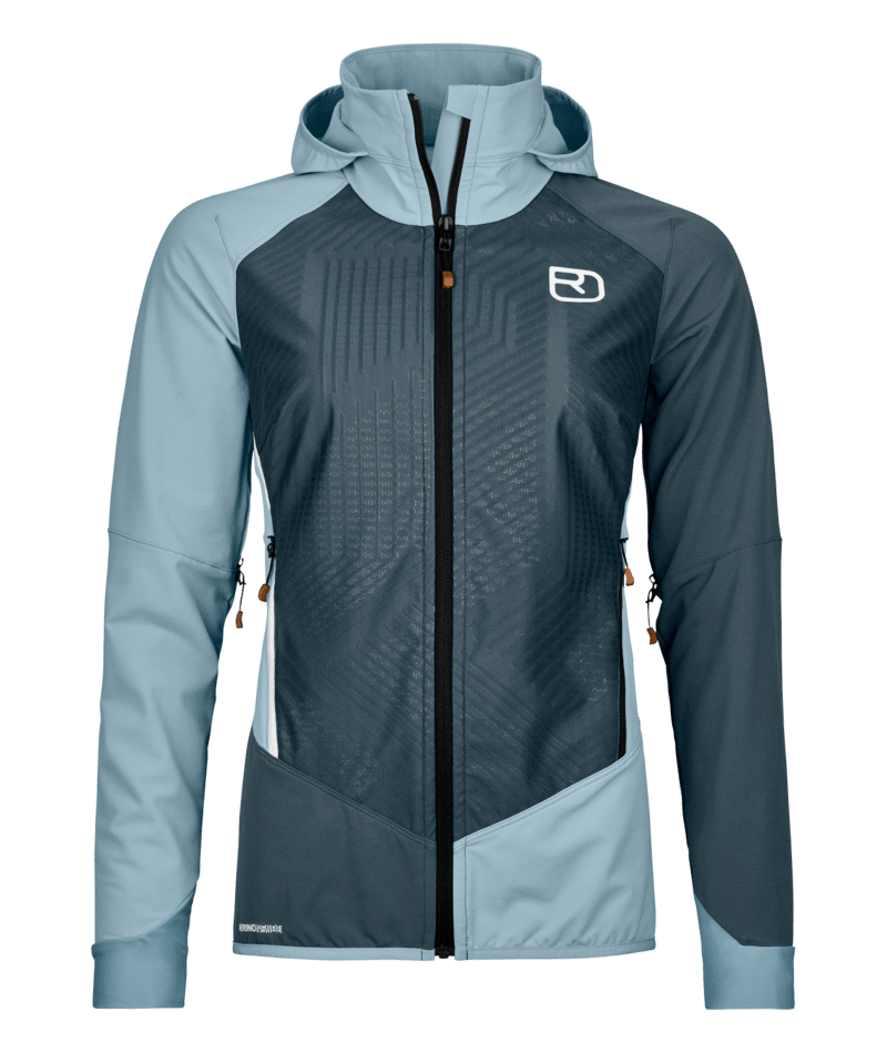 "COL BECCHEI JACKET W" - "glacier grey"