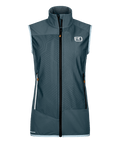 "COL BECCHEI VEST W" - "dark arctic grey"