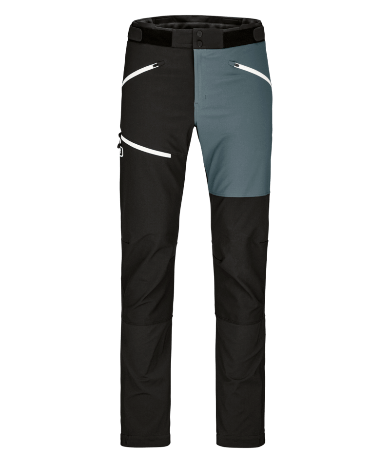 "WESTALPEN SOFTSHELL PANTS M" - "black raven"