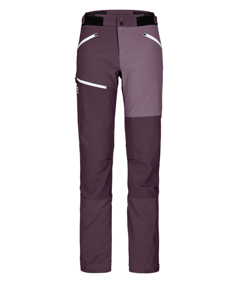 "WESTALPEN SOFTSHELL PANTS W " - "dark wild berry"