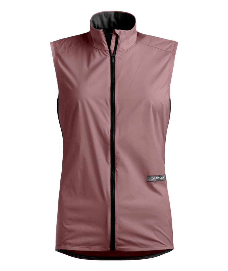 "SEQUENCE WIND VEST W" - chestnut