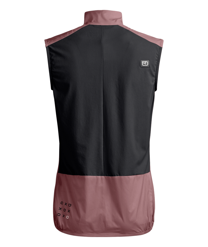 "SEQUENCE WIND VEST W" - chestnut